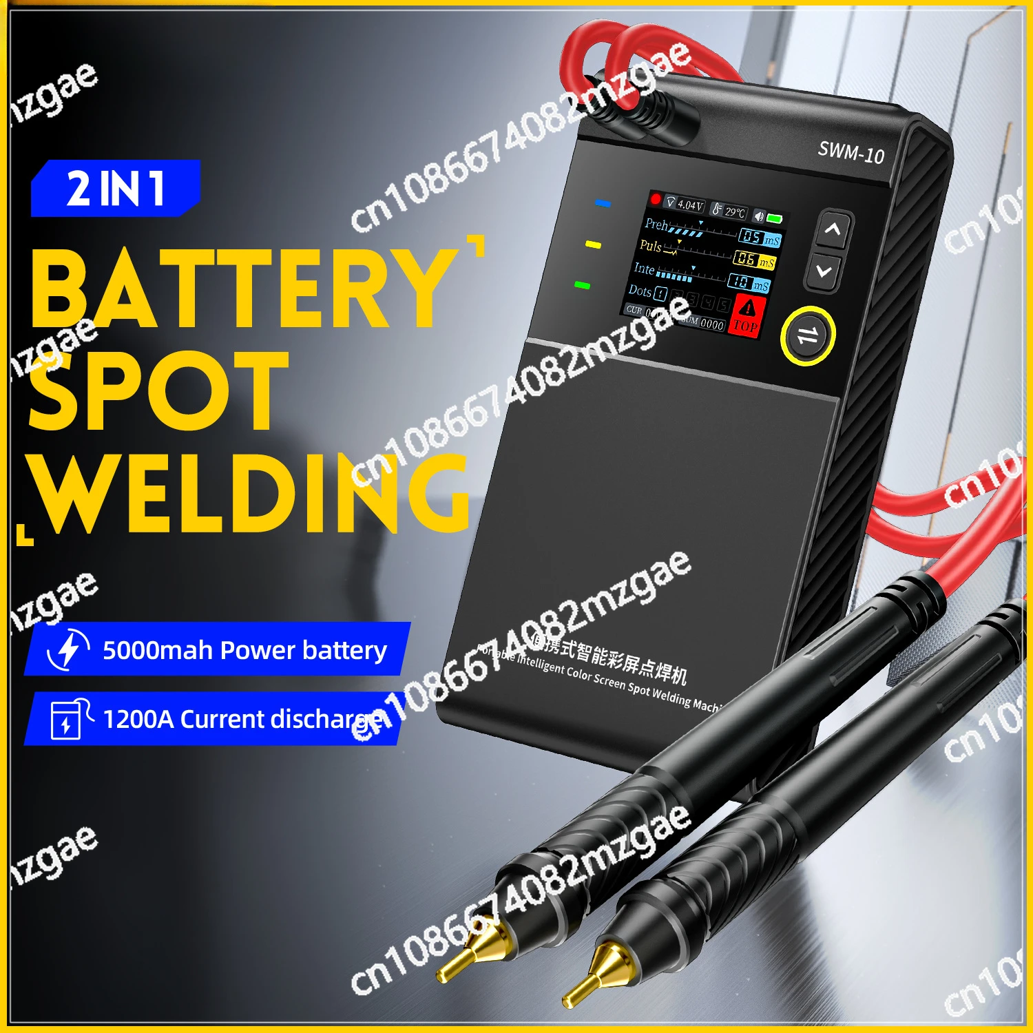 Portable Spot Welding Machine Professional Handheld Small 18650 Mobile Phone Lithium Battery Nickel Sheet Touch Welding Head
Portable Spot Welding Machine Professional Handheld Small 18650 Mobile Phone Lithium Battery Nickel Sheet Touch Welding Head