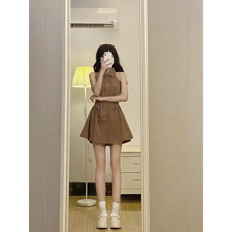 Сексуальная летняя новинка 2024, высокая талия, завязка на талии, воротник-стойка, юбка трапециевидной формы для женщин
Сексуальная летняя новинка 2024, высокая талия, завязка на талии, воротник-стойка, юбка трапециевидной формы для женщин