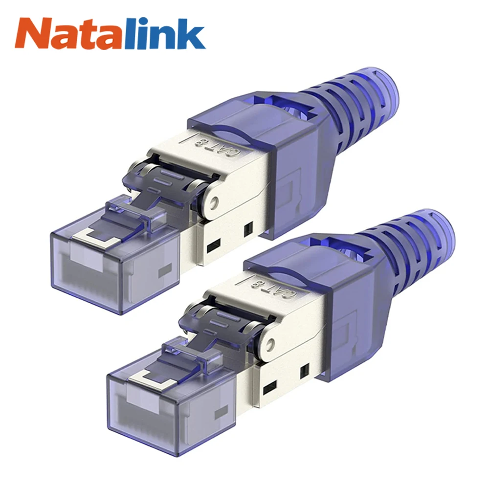 Разъем Natalink RJ45 CAT8 Cat7 CAT6A без инструментов, без инструментов, клеммная вилка RJ45, многоразовая, экранированная для кабелей Ethernet, 10 Гбит/с
Разъем Natalink RJ45 CAT8 Cat7 CAT6A без инструментов, без инструментов, клеммная вилка RJ45, многоразовая, экранированная для кабелей Ethernet, 10 Гбит/с