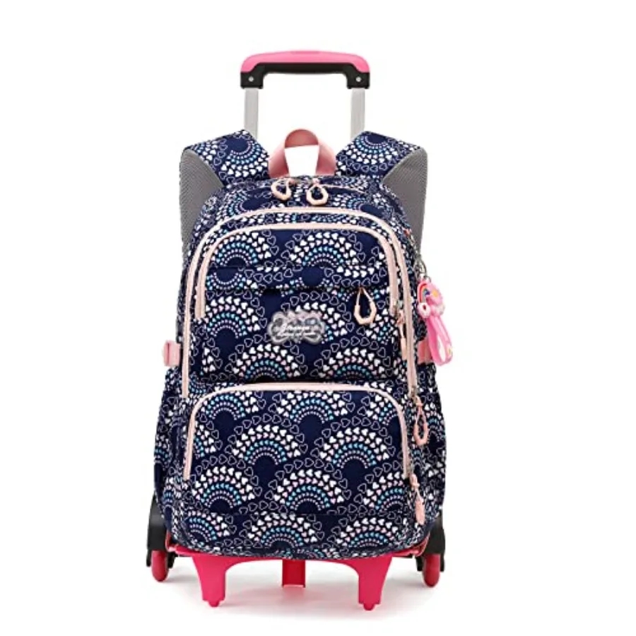 Girls Rolling Backpack Elementary Student Outdoor Travel Trolley Bag Bookbag with Wheels
Girls Rolling Backpack Elementary Student Outdoor Travel Trolley Bag Bookbag with Wheels