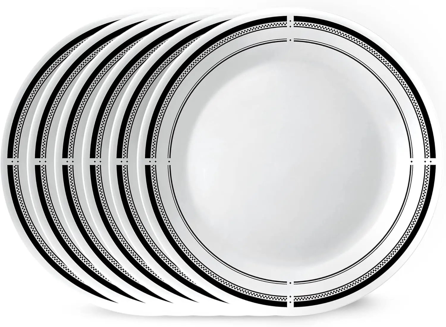 10.25" Dinner Plates Set, Triple Layer Glass Chip Resistant, Lightweight Round Plates, 6-Piece Brasserie
10.25" Dinner Plates Set, Triple Layer Glass Chip Resistant, Lightweight Round Plates, 6-Piece Brasserie