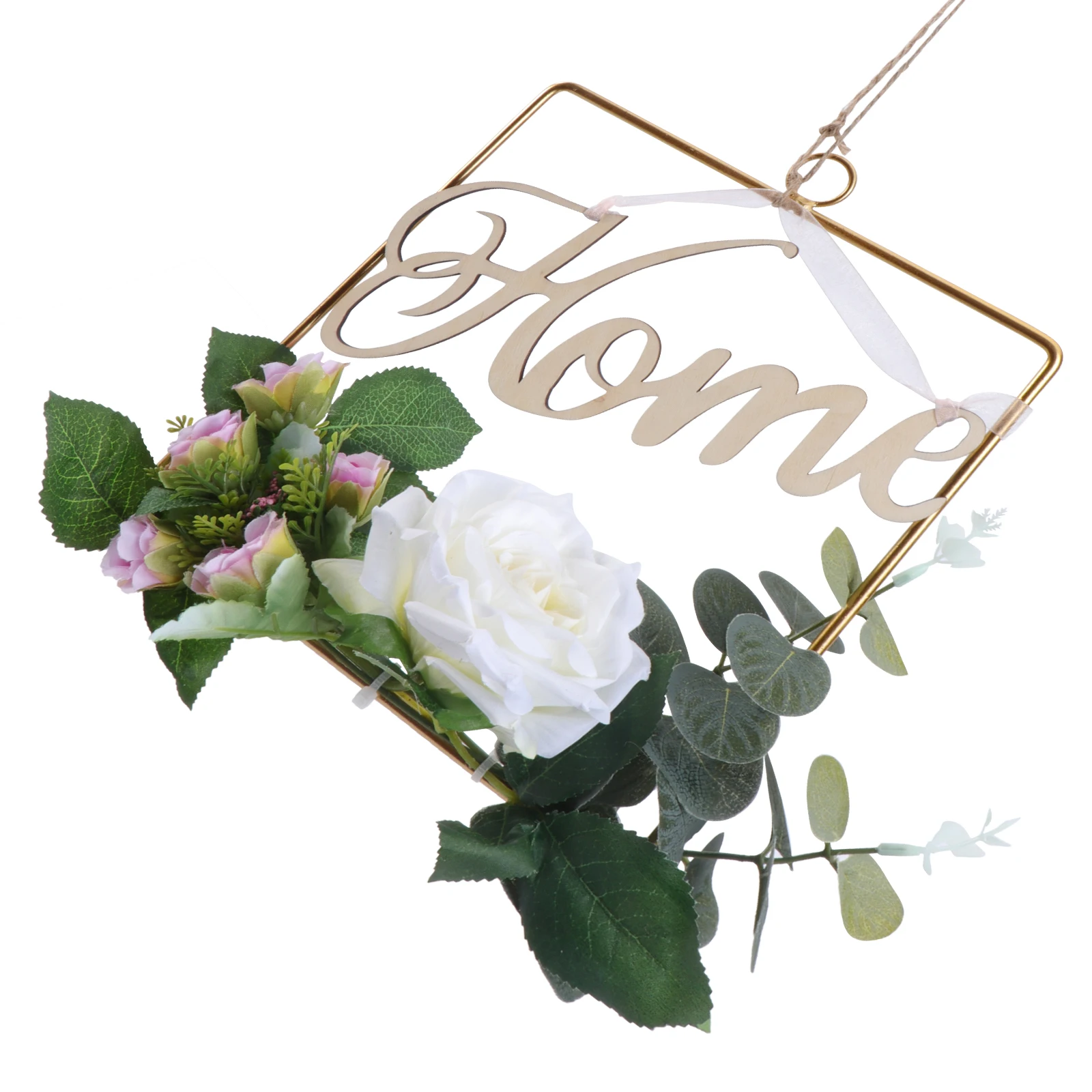 Metal Wall Hanging Decor Silk Flower Wedding nament Home Adornment Fake Flower Pendant Nordic Design Craftsmanship Unique Warm
Metal Wall Hanging Decor Silk Flower Wedding nament Home Adornment Fake Flower Pendant Nordic Design Craftsmanship Unique Warm
