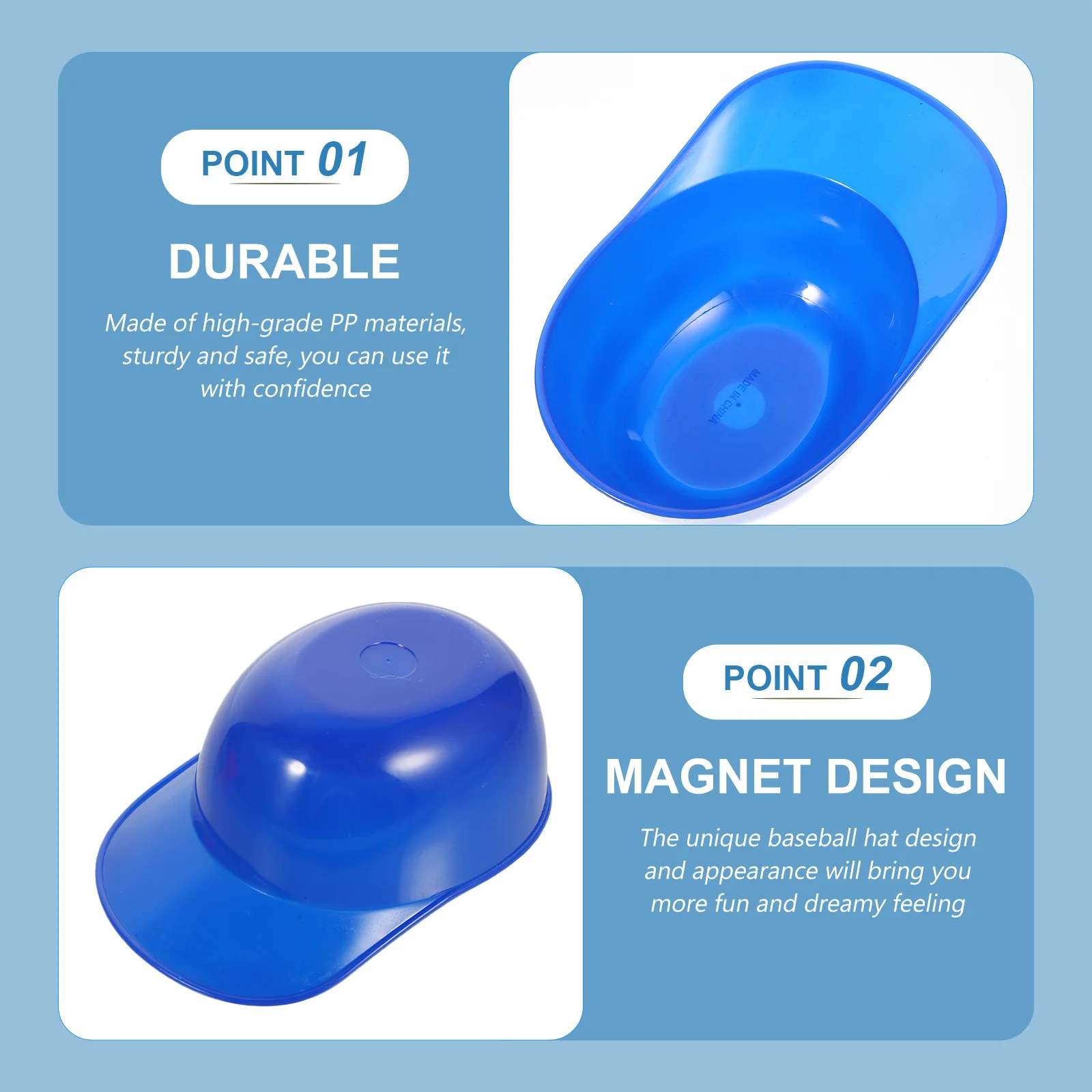 12Pcs Baseball Hat Style Plastic Ice Cream Bowls Reusable Children Tableware Multifunction Dessert Pudding Containers
12Pcs Baseball Hat Style Plastic Ice Cream Bowls Reusable Children Tableware Multifunction Dessert Pudding Containers