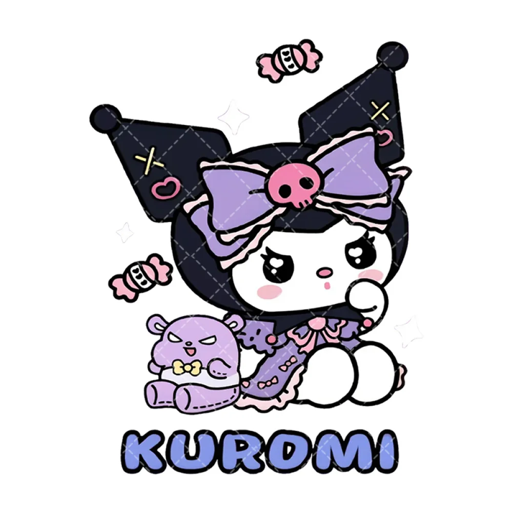 Термонаклейка Kawaii Sanrio Kuromi 15/20 см, водонепроницаемая, для ткани, футболок, толстовок, брюк, рукоделия
Термонаклейка Kawaii Sanrio Kuromi 15/20 см, водонепроницаемая, для ткани, футболок, толстовок, брюк, рукоделия