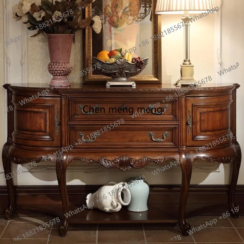 American Vintage Console Table With Drawer Luxury Storage Elegant Console Table Retro Glamour Meuble Salon Furniture Living Room
American Vintage Console Table With Drawer Luxury Storage Elegant Console Table Retro Glamour Meuble Salon Furniture Living Room