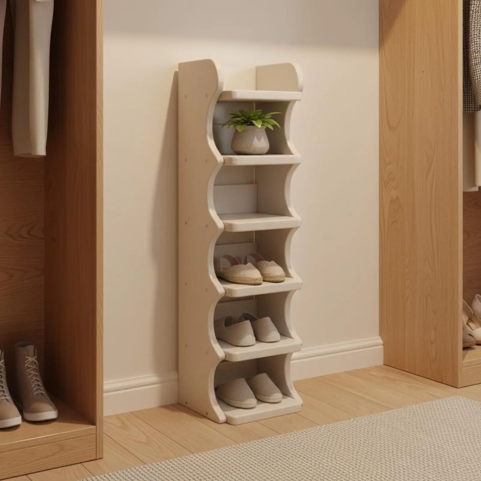 Hardwood Wood Shoe Storage spaceSaving Multi-Tier Wooden Shoe Rack for Small Apartment, Closet
Hardwood Wood Shoe Storage spaceSaving Multi-Tier Wooden Shoe Rack for Small Apartment, Closet