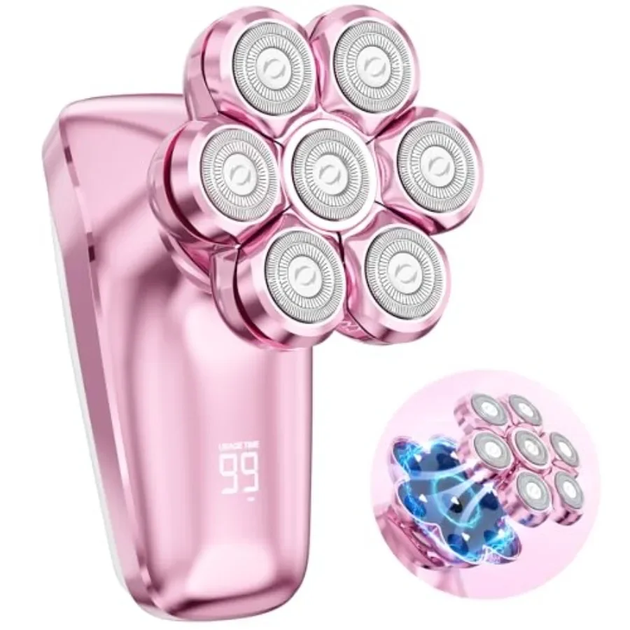 7D Electric Razors for Women, Magnetic Women's Electric Shaver for Full Body, Flawless Wet Dry Hair Remover for Legs Face, Cord
7D Electric Razors for Women, Magnetic Women's Electric Shaver for Full Body, Flawless Wet Dry Hair Remover for Legs Face, Cord