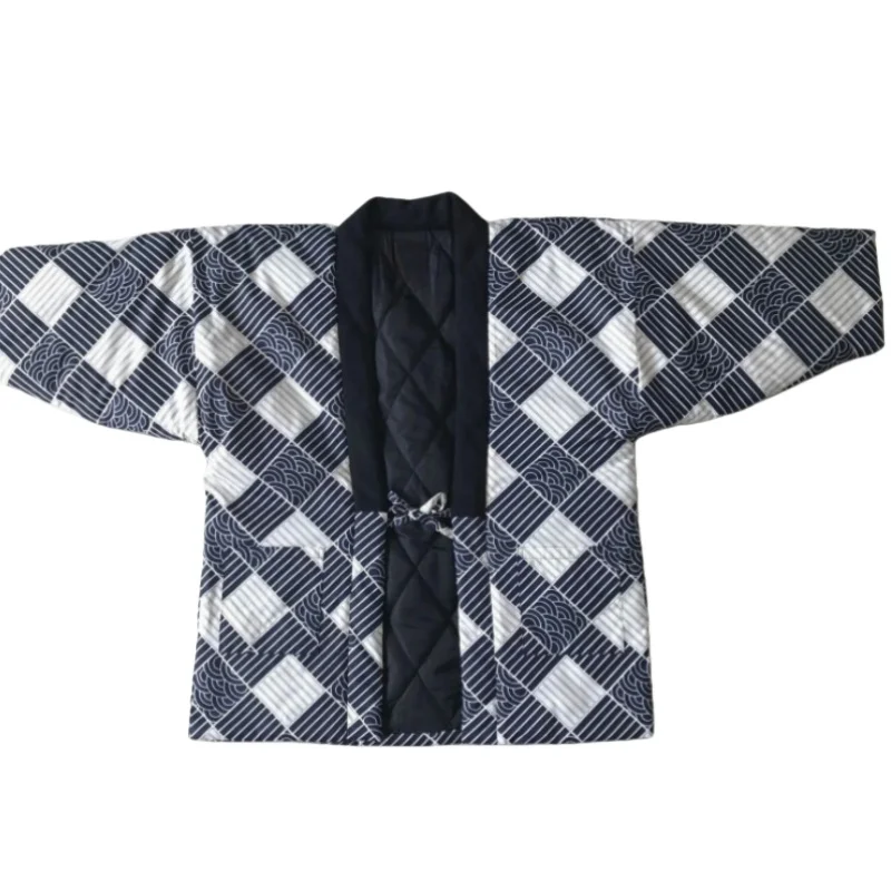 Мужская теплая зимняя куртка-кимоно Хаори из Японии, утепленная хлопком, осенняя повседневная домашняя одежда, однотонное свободное пальто-топ для мужчин
Мужская теплая зимняя куртка-кимоно Хаори из Японии, утепленная хлопком, осенняя повседневная домашняя одежда, однотонное свободное пальто-топ для мужчин
