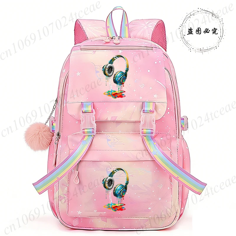 School Bags Casual Shoulder Bagpack Travel Teenage Men's Women Backpack Game Headphone Print Mochila College School Computer Bag
School Bags Casual Shoulder Bagpack Travel Teenage Men's Women Backpack Game Headphone Print Mochila College School Computer Bag