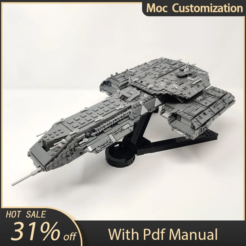 2258 шт. Moc классические фильмы Stargate BC-304 Daedalus Deep Space Carrier строительные блоки Battlecruiser модель кирпичи игрушки детский подарок
2258 шт. Moc классические фильмы Stargate BC-304 Daedalus Deep Space Carrier строительные блоки Battlecruiser модель кирпичи игрушки детский подарок