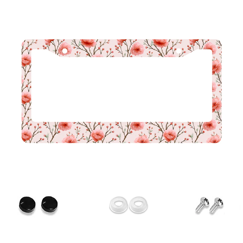 1 шт., рамка номерного знака с розовым цветочным узором, 2 отверстия, алюминиевый материал, 6x12 дюймов с комплектом винтажных украшений автомобиля, подарок Sta
1 шт., рамка номерного знака с розовым цветочным узором, 2 отверстия, алюминиевый материал, 6x12 дюймов с комплектом винтажных украшений автомобиля, подарок Sta