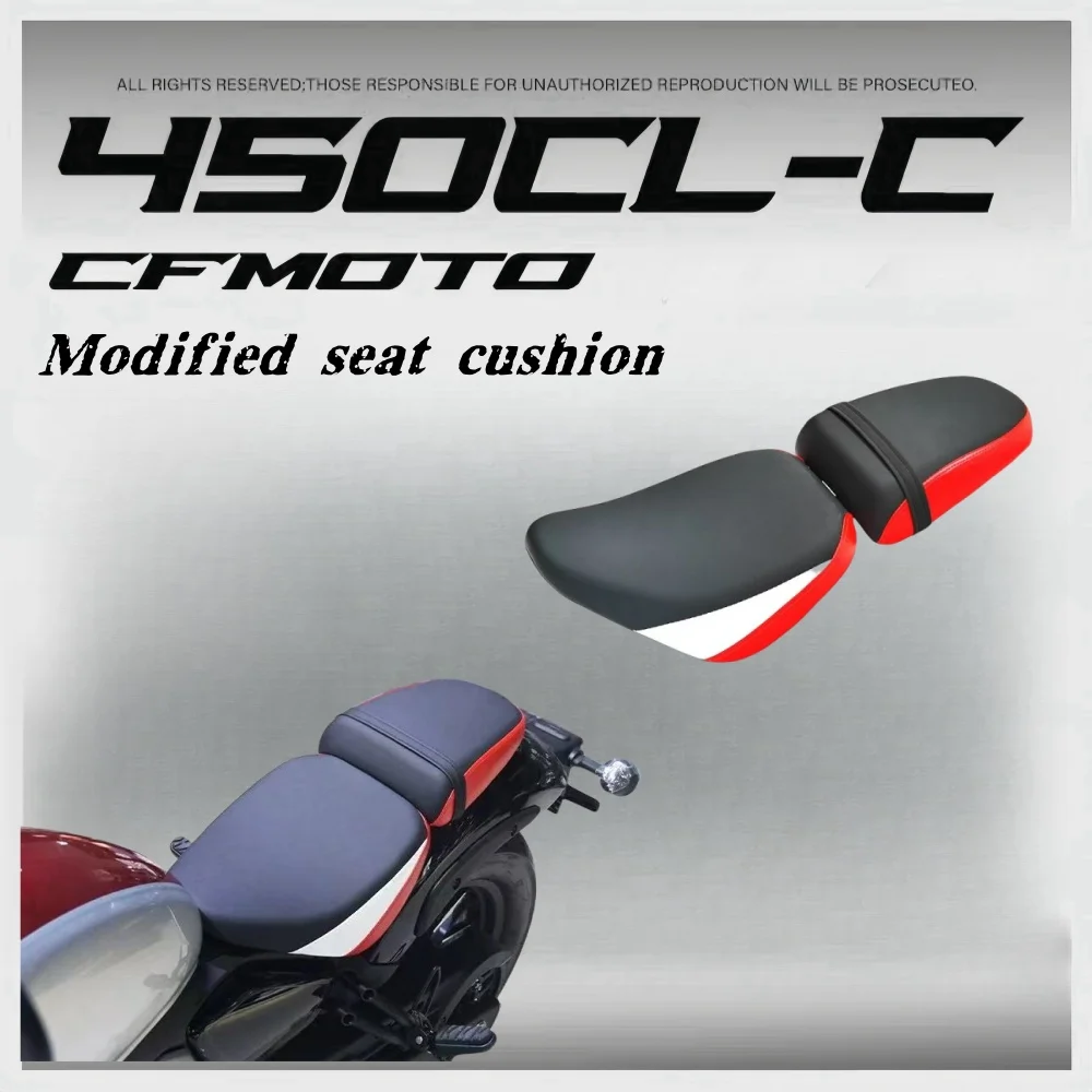 Customized Retro Motorcycle Double Seat Cushion for cfmoto clc 450 Shock-absorbing waterproof motorcycle improved cushion
Customized Retro Motorcycle Double Seat Cushion for cfmoto clc 450 Shock-absorbing waterproof motorcycle improved cushion