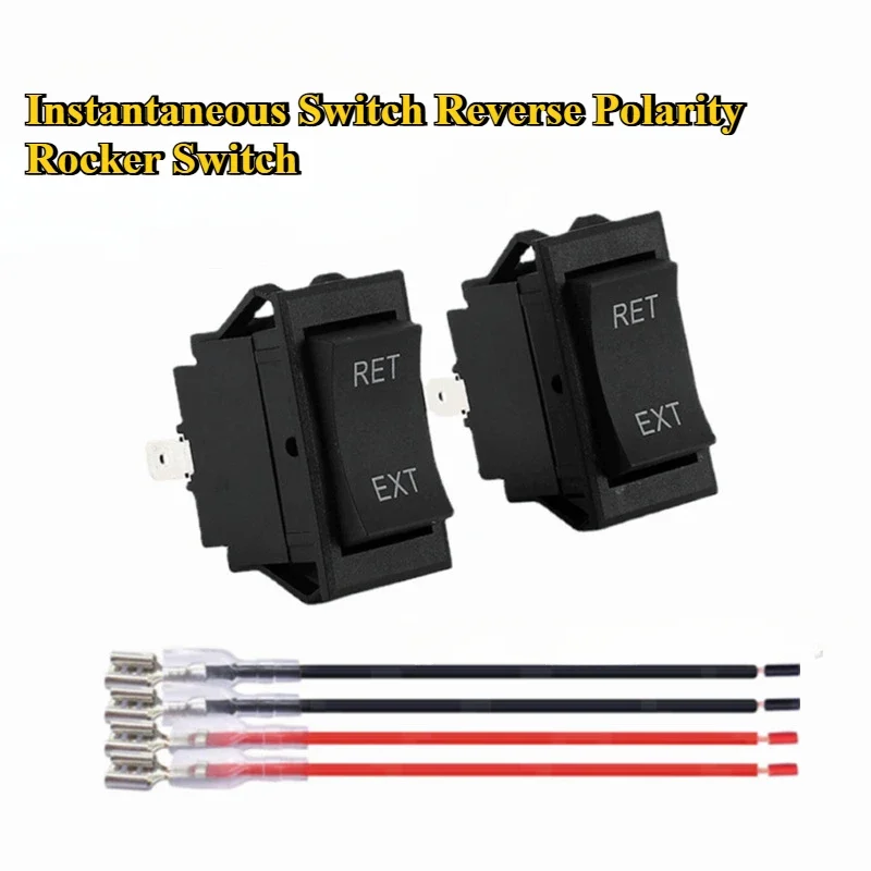 Instantaneous Switch Reverse Polarity Rocker Switch, Automotive Power Jack DC Motor Control, Yacht Rocker Switch
Instantaneous Switch Reverse Polarity Rocker Switch, Automotive Power Jack DC Motor Control, Yacht Rocker Switch