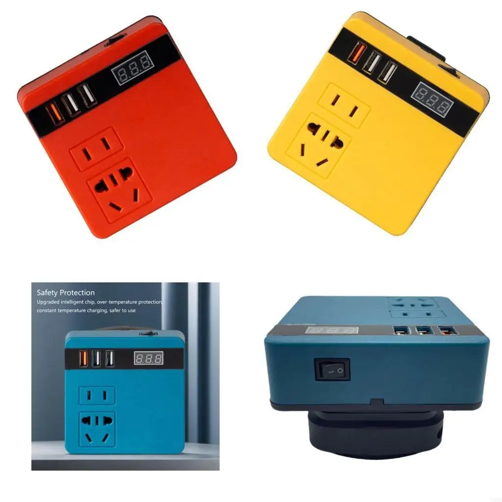 Y5JB Lightweight 120W Lithium Battery Inverters 18-21V To 220V Multiple Protections 
Y5JB Lightweight 120W Lithium Battery Inverters 18-21V To 220V Multiple Protections