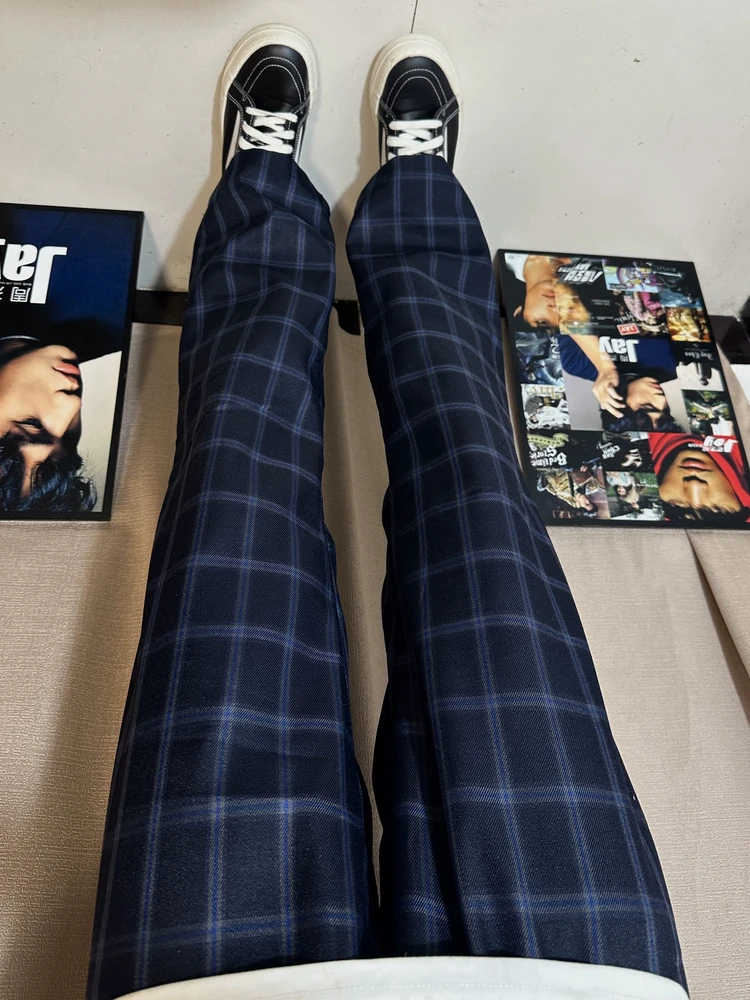 Мужские ретро-брюки в клетку, прямого кроя, спортивные повседневные брюки с низкой посадкой, молодежные, стильные, длинные
Мужские ретро-брюки в клетку, прямого кроя, спортивные повседневные брюки с низкой посадкой, молодежные, стильные, длинные