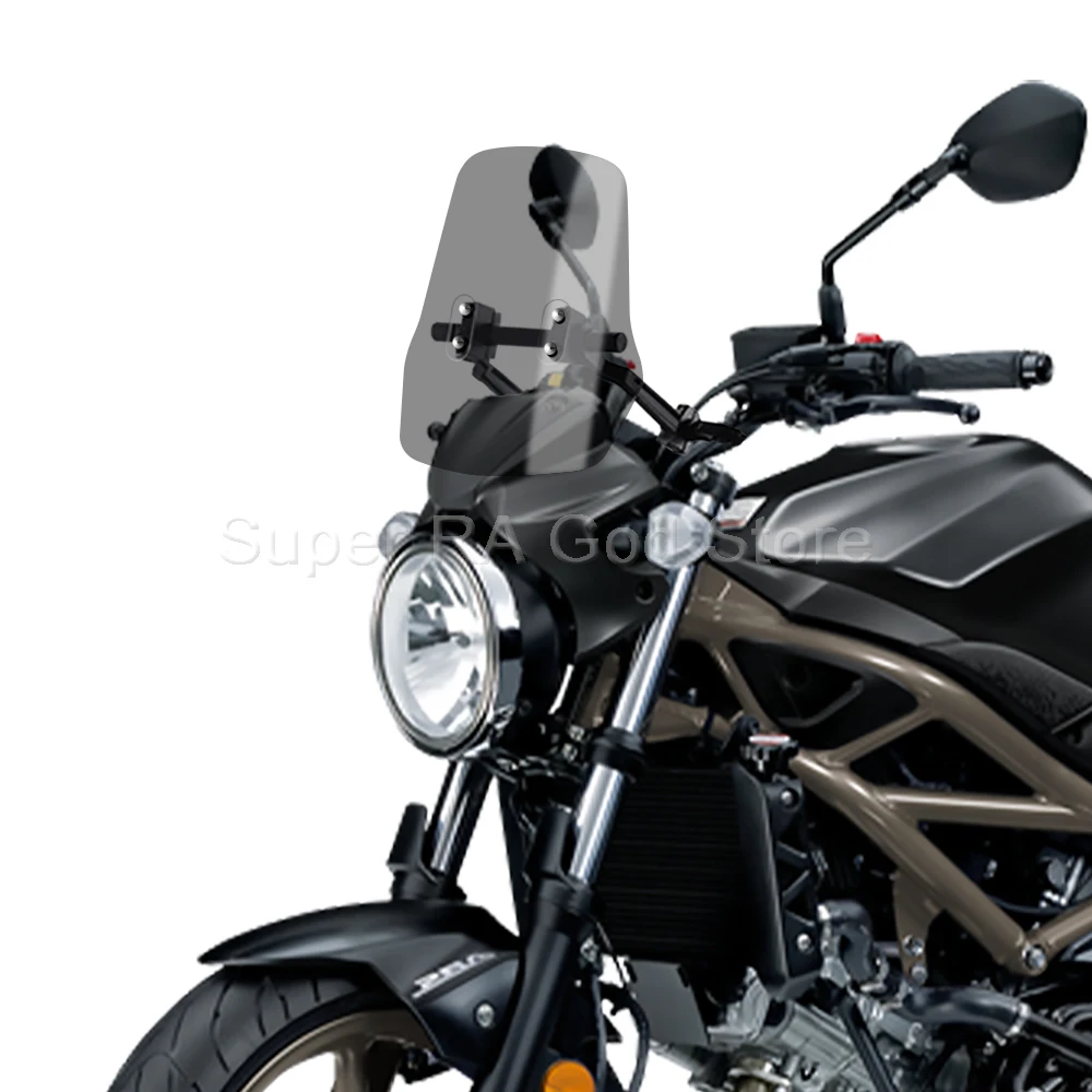 For suzuki SV650 ABS 2024 Adventure motorcycle front windshield with 12mm navigation bracket tube
For suzuki SV650 ABS 2024 Adventure motorcycle front windshield with 12mm navigation bracket tube