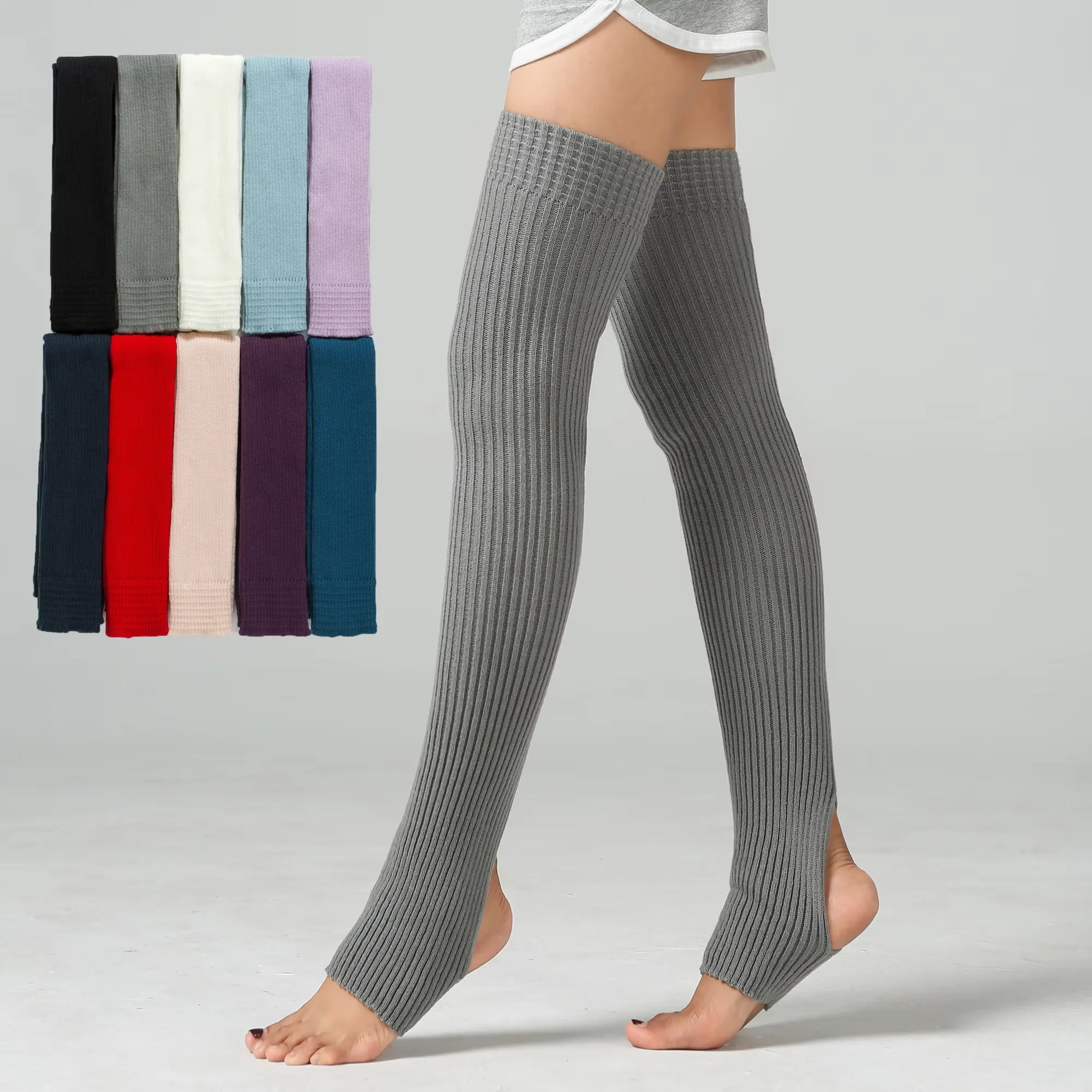 Носки для йоги выше колена 29,53 дюйма, вязаные носки для танцев и фитнеса, гетры для балета, танцев и йоги
Носки для йоги выше колена 29,53 дюйма, вязаные носки для танцев и фитнеса, гетры для балета, танцев и йоги