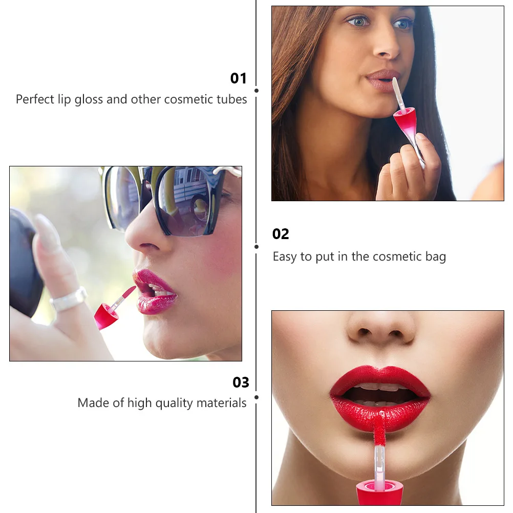 24pcs Empty Gloss Tubes Wine Glass Shape Lip Gloss Containers Eco-Friendly Plastic Refillable Bottles Leakproof For Diy Lip
24pcs Empty Gloss Tubes Wine Glass Shape Lip Gloss Containers Eco-Friendly Plastic Refillable Bottles Leakproof For Diy Lip