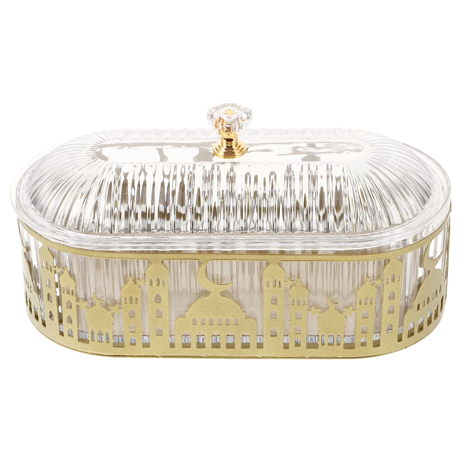 Iron Snack Tray Butter Container Portable Dish Golden Display Rack with Lid Ramadan Decorations
Iron Snack Tray Butter Container Portable Dish Golden Display Rack with Lid Ramadan Decorations