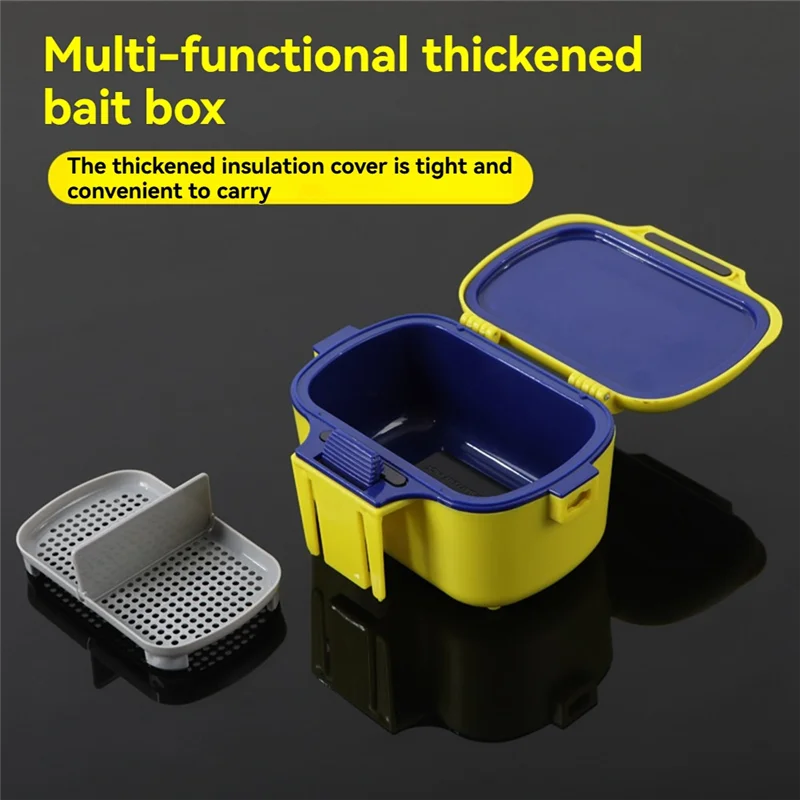 -A90P Versatile Fishing Bait Box Fish Hook Lure Fake Bait Box Breathable Moisture-Retaining For Earthworms And Live Lures
-A90P Versatile Fishing Bait Box Fish Hook Lure Fake Bait Box Breathable Moisture-Retaining For Earthworms And Live Lures