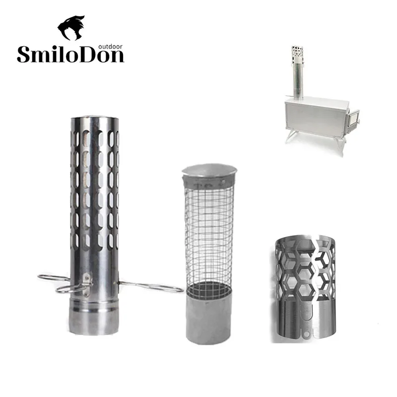 Smilodon-Stainless Steel Spark Arrestor Chimney Pipe Rain Cap Wood Stove Spark Arrestor Camping Stove Accessories
Smilodon-Stainless Steel Spark Arrestor Chimney Pipe Rain Cap Wood Stove Spark Arrestor Camping Stove Accessories