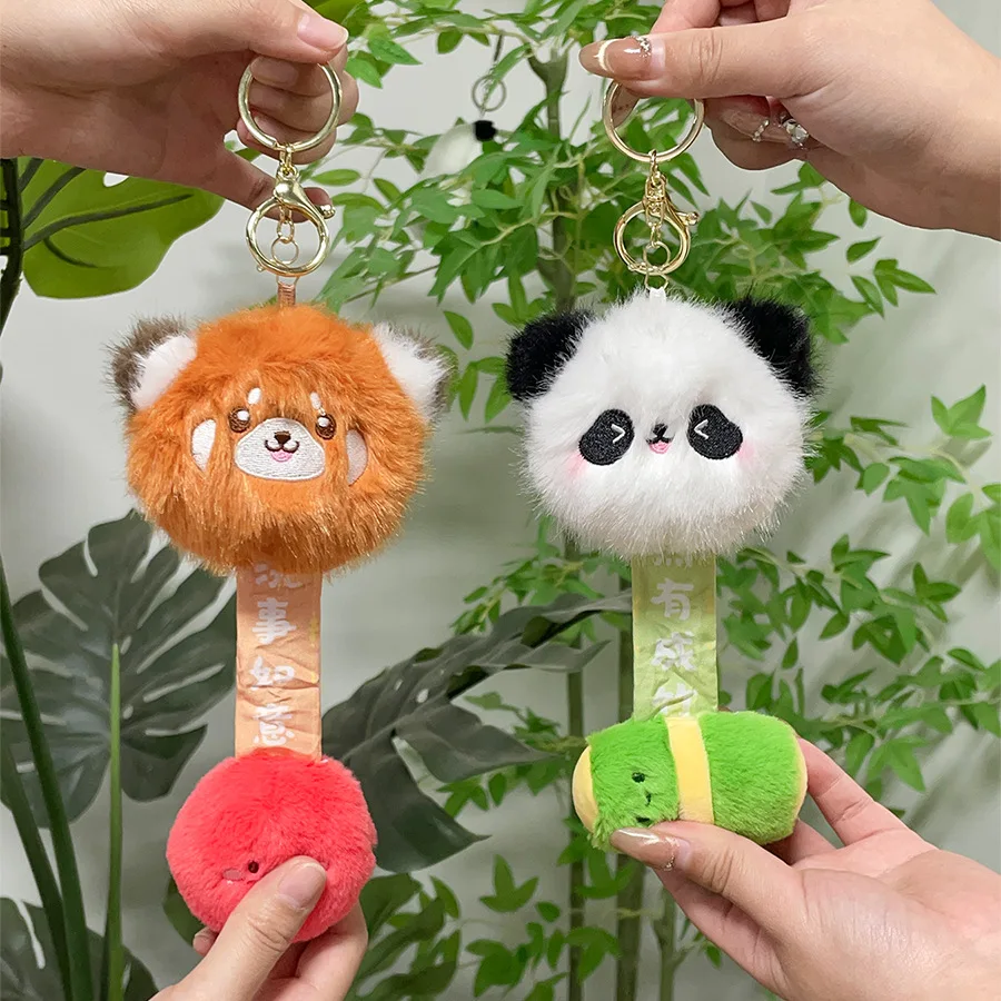 Creative Pulling Blessings: Little Panda Doll, Little Raccoon Doll, Keychain, Plush Toy, Birthday Gift Doll
Creative Pulling Blessings: Little Panda Doll, Little Raccoon Doll, Keychain, Plush Toy, Birthday Gift Doll