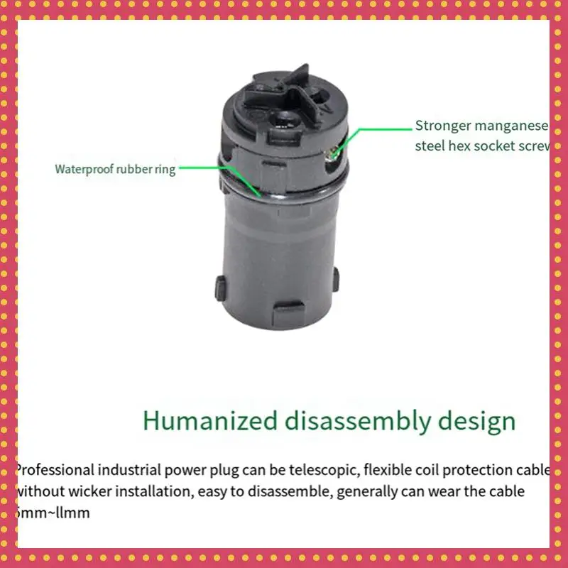 B74A Waterproof LED Display Plug Stage Lighting Equipment Multi-Function Convenient Lighting Power Connector Plugs, Durable B-Si
B74A Waterproof LED Display Plug Stage Lighting Equipment Multi-Function Convenient Lighting Power Connector Plugs, Durable B-Si
