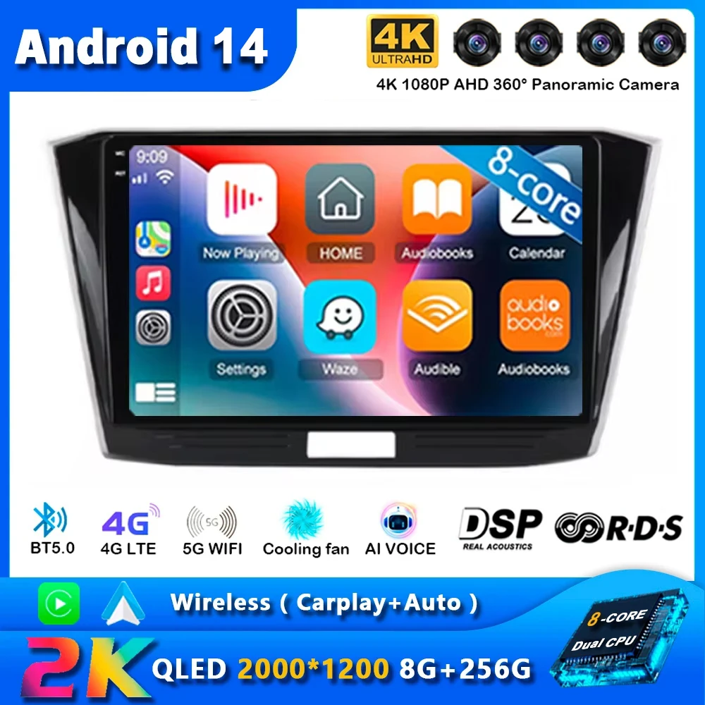 Android 14 For Volkswagen VW Magotan Passat B8 2015 2016 2017 2018 2019 2020 2021 Car Radio Carplay GPS Player Multimedia Stereo
Android 14 For Volkswagen VW Magotan Passat B8 2015 2016 2017 2018 2019 2020 2021 Car Radio Carplay GPS Player Multimedia Stereo