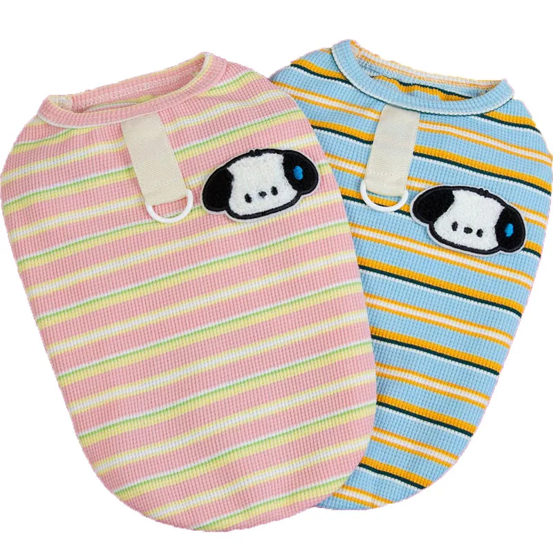 Strips Cat Dog Clothes Summer Puppy Short Sleeve Hoodie Pink Green Costume Pet Dog Sweatshirt Vest For Small Medium Dogs Chiwawa
Strips Cat Dog Clothes Summer Puppy Short Sleeve Hoodie Pink Green Costume Pet Dog Sweatshirt Vest For Small Medium Dogs Chiwawa