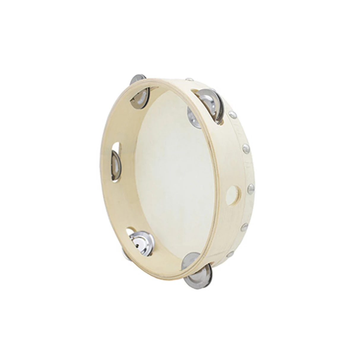8 Inch Single Row Tambourine Drum Bell Metal Jingles Percussion Instrument for Party Games Music Education
8 Inch Single Row Tambourine Drum Bell Metal Jingles Percussion Instrument for Party Games Music Education