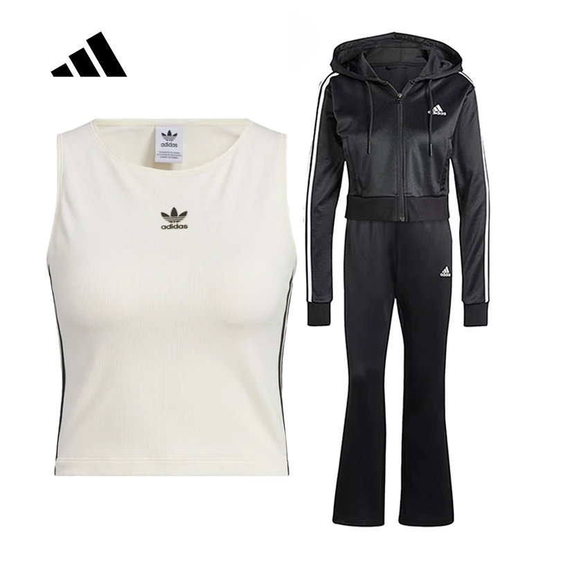 Adidas GLAM TRACK SUIT Women's Casual Long Sleeve Tracksuit + Slim Sleeveless Sports Vest IN1836 KB6418
Adidas GLAM TRACK SUIT Women's Casual Long Sleeve Tracksuit + Slim Sleeveless Sports Vest IN1836 KB6418