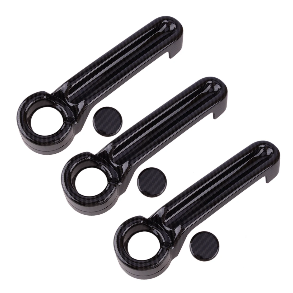 1 Set Black Door Handle & Tailgate Cover Trim Carbon Fiber Style ABS Fit for Jeep Wrangler JK JKU 2-Door 2007 2008 2009-2023
1 Set Black Door Handle & Tailgate Cover Trim Carbon Fiber Style ABS Fit for Jeep Wrangler JK JKU 2-Door 2007 2008 2009-2023