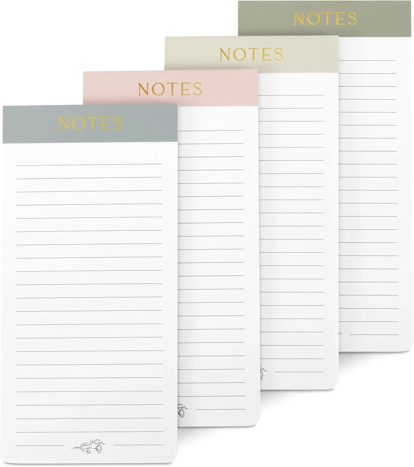 Magnetic Notepads for Fridge - Set Of 4 Modern Note Pads with Lined Pages for Grocery Lists & To-Dos, Strong Magnets
Magnetic Notepads for Fridge - Set Of 4 Modern Note Pads with Lined Pages for Grocery Lists & To-Dos, Strong Magnets