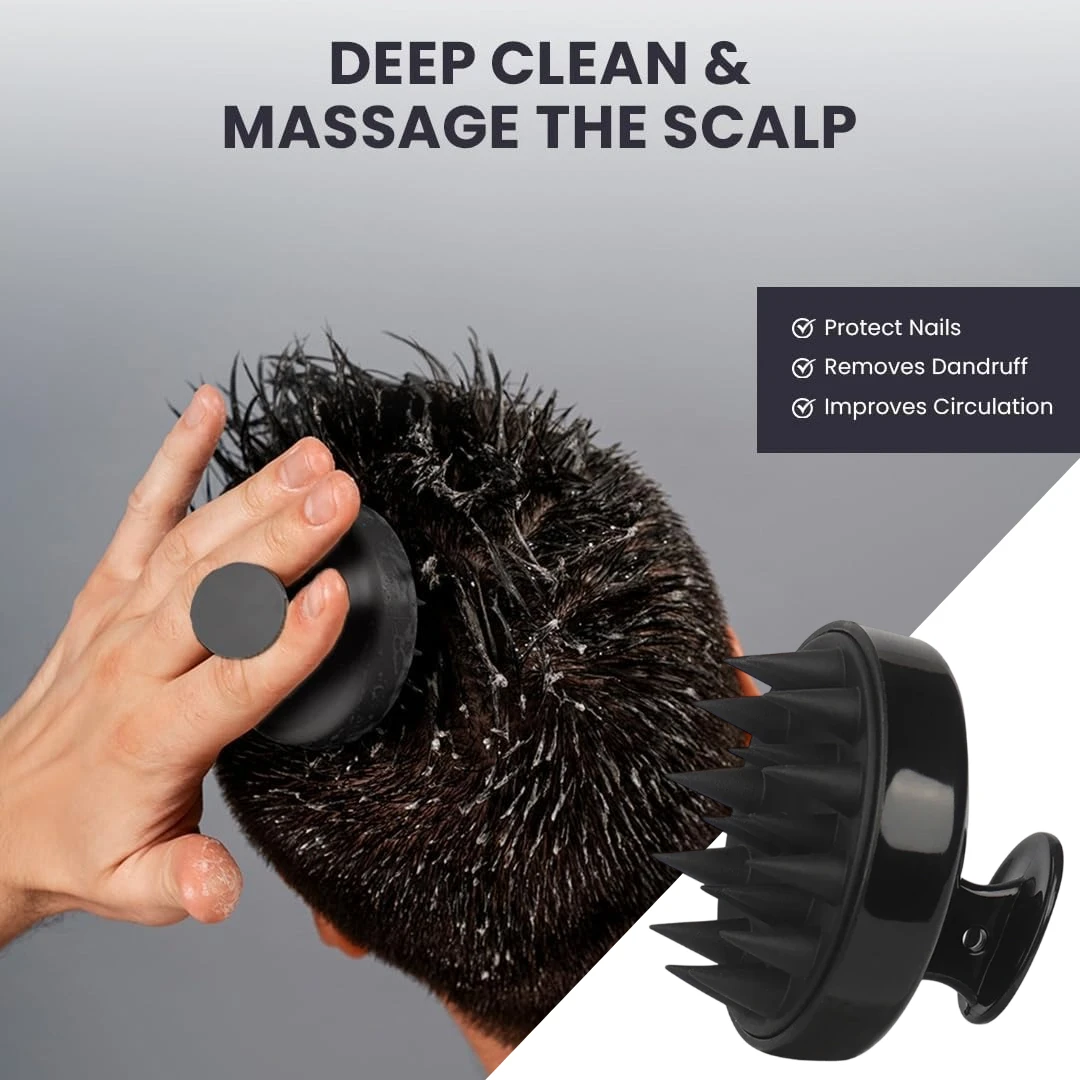 Массажер для кожи головы (1 шт.) для роста волос, силиконовая расческа с мягкими щетинками для мытья и улучшения кровообращения, щетка для шампуня
Массажер для кожи головы (1 шт.) для роста волос, силиконовая расческа с мягкими щетинками для мытья и улучшения кровообращения, щетка для шампуня