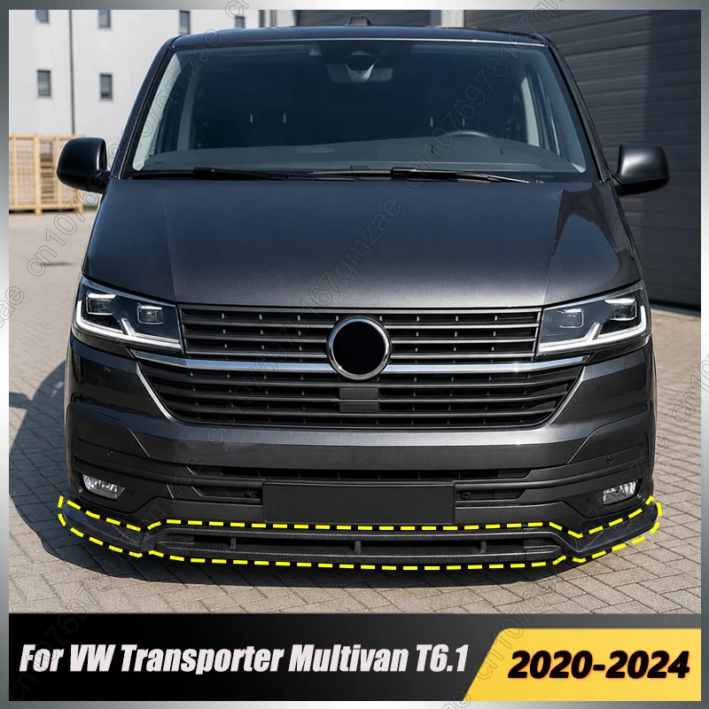 Gloss Black Front Bumper Lower Spoiler Lip Splitter For VW Volkswagen Transporter Multivan T6.1 2020-2024 Guard Cover Kits
Gloss Black Front Bumper Lower Spoiler Lip Splitter For VW Volkswagen Transporter Multivan T6.1 2020-2024 Guard Cover Kits