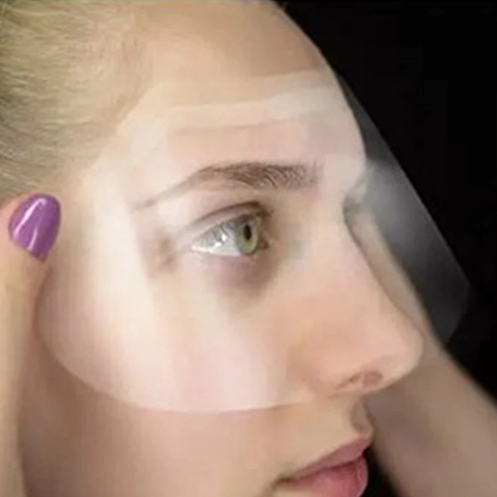 100pcs Hair Cutting Shields Transparent Shower Visor Comfortable Salon Eye Shields For Bang Stickers One Time Use Makeup Masks
100pcs Hair Cutting Shields Transparent Shower Visor Comfortable Salon Eye Shields For Bang Stickers One Time Use Makeup Masks