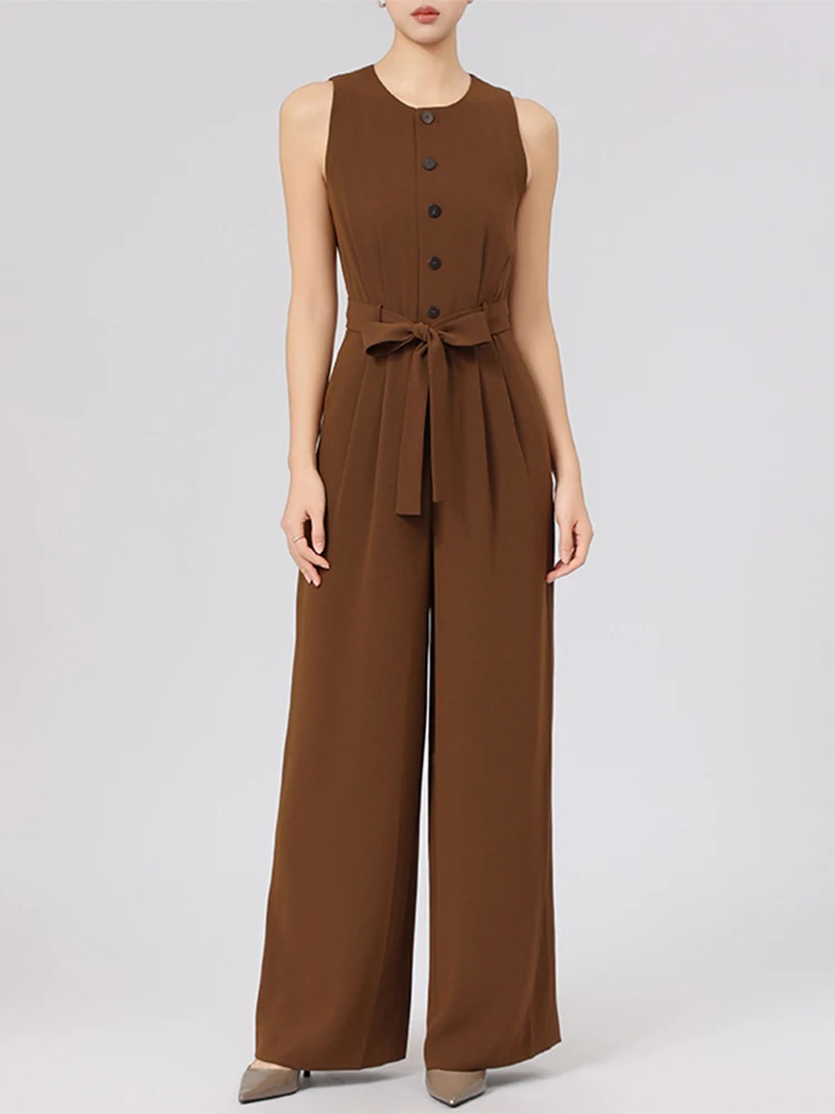 Новый летний женский комбинезон Ele с высокой талией, прямым кроем, повседневный, для работы, из смесовой ткани (полиэстер/вискоза)
Новый летний женский комбинезон Ele с высокой талией, прямым кроем, повседневный, для работы, из смесовой ткани (полиэстер/вискоза)