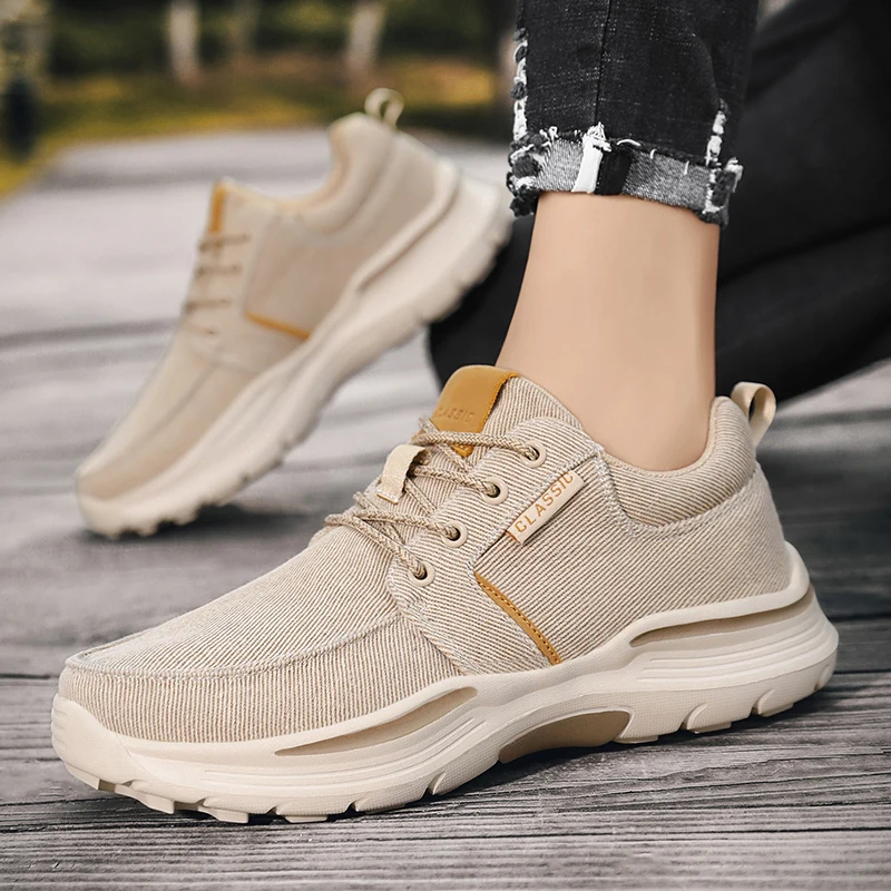 YRZL Men Fashion Canvas Shoes Lightweight Non-Slip Loafers Comfortable Canvas Sneakers Breathable Vulcanized Shoes for Men
YRZL Men Fashion Canvas Shoes Lightweight Non-Slip Loafers Comfortable Canvas Sneakers Breathable Vulcanized Shoes for Men