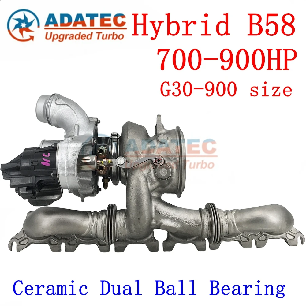 Ball Bearing B58 G30-900 size 700-900HP Hybrid Turbo 18559700063 18559710063 8679022 Upgrade Turbine for BMW B58 3.0L engine
Ball Bearing B58 G30-900 size 700-900HP Hybrid Turbo 18559700063 18559710063 8679022 Upgrade Turbine for BMW B58 3.0L engine