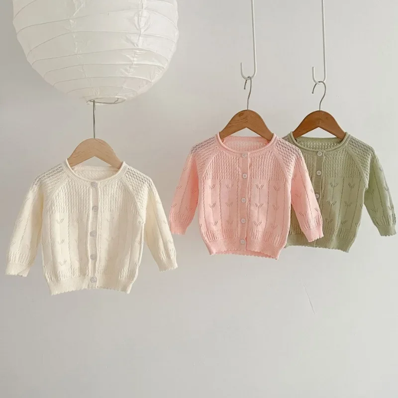 2024 Toddler Tops Kids Solid Color Coat Infant Lightweight Casual Outerwear Boys Girls Summer Hollow Out Jacket Korean Cardigan
2024 Toddler Tops Kids Solid Color Coat Infant Lightweight Casual Outerwear Boys Girls Summer Hollow Out Jacket Korean Cardigan