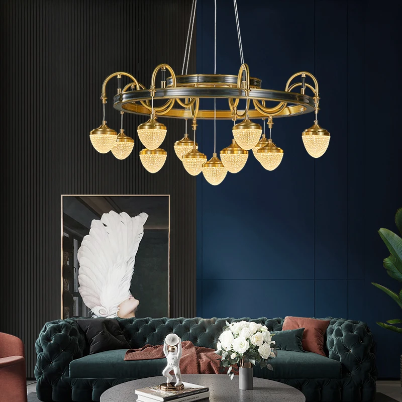 Nordic LED Ceiling Lamp Modern Copper Chandeliers for Bedroom Living Room Creative Design Home Decor Lighting Fixture
Nordic LED Ceiling Lamp Modern Copper Chandeliers for Bedroom Living Room Creative Design Home Decor Lighting Fixture