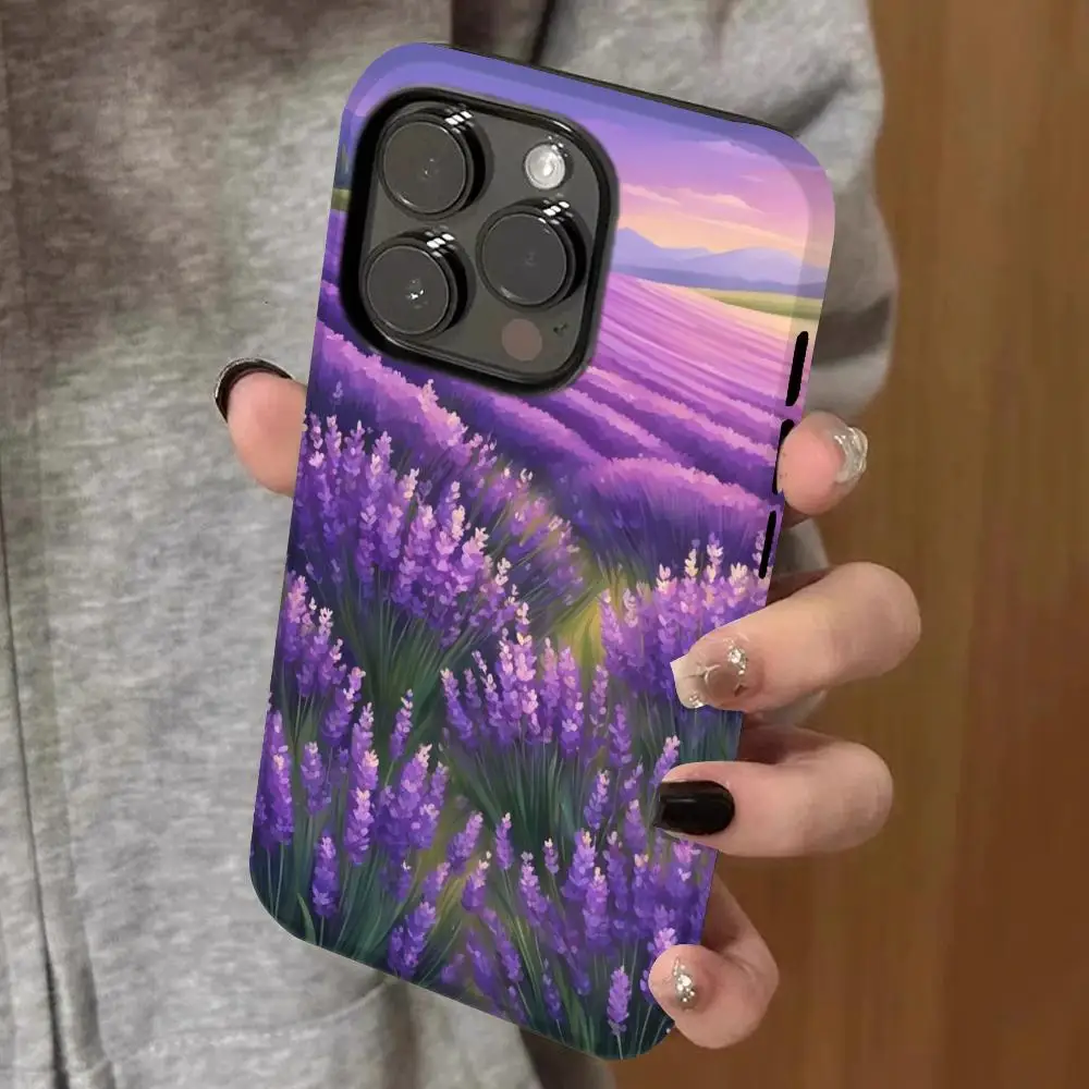 Lavender fields Phone Case Double-layered 2-in-1 Film Case For IPhone 16 15 Promax 14 13 Pro 12 11 plus Samsung S Covers 
Lavender fields Phone Case Double-layered 2-in-1 Film Case For IPhone 16 15 Promax 14 13 Pro 12 11 plus Samsung S Covers