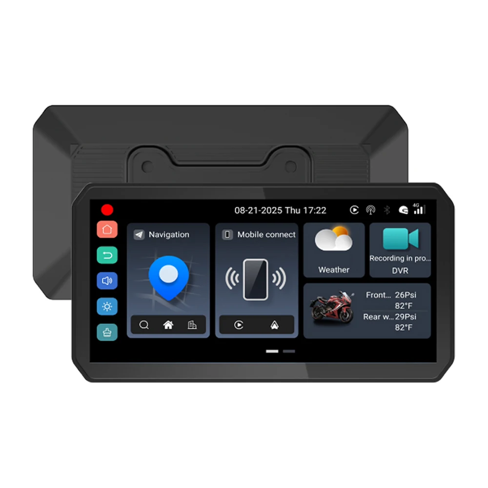 Motorcycle Global Positioning System Navigation With TPMS IP67 Waterproof high definition Support 4g Network Carplay (4 + 64g)
Motorcycle Global Positioning System Navigation With TPMS IP67 Waterproof high definition Support 4g Network Carplay (4 + 64g)