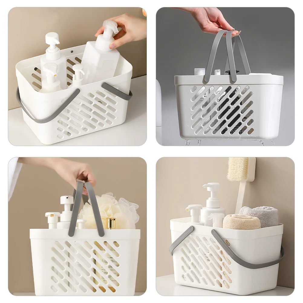 Portable Hollow Shower Basket with Handle Sturdy PP Material Storage Container for Bathroom Kitchen Travel Organizer
Portable Hollow Shower Basket with Handle Sturdy PP Material Storage Container for Bathroom Kitchen Travel Organizer