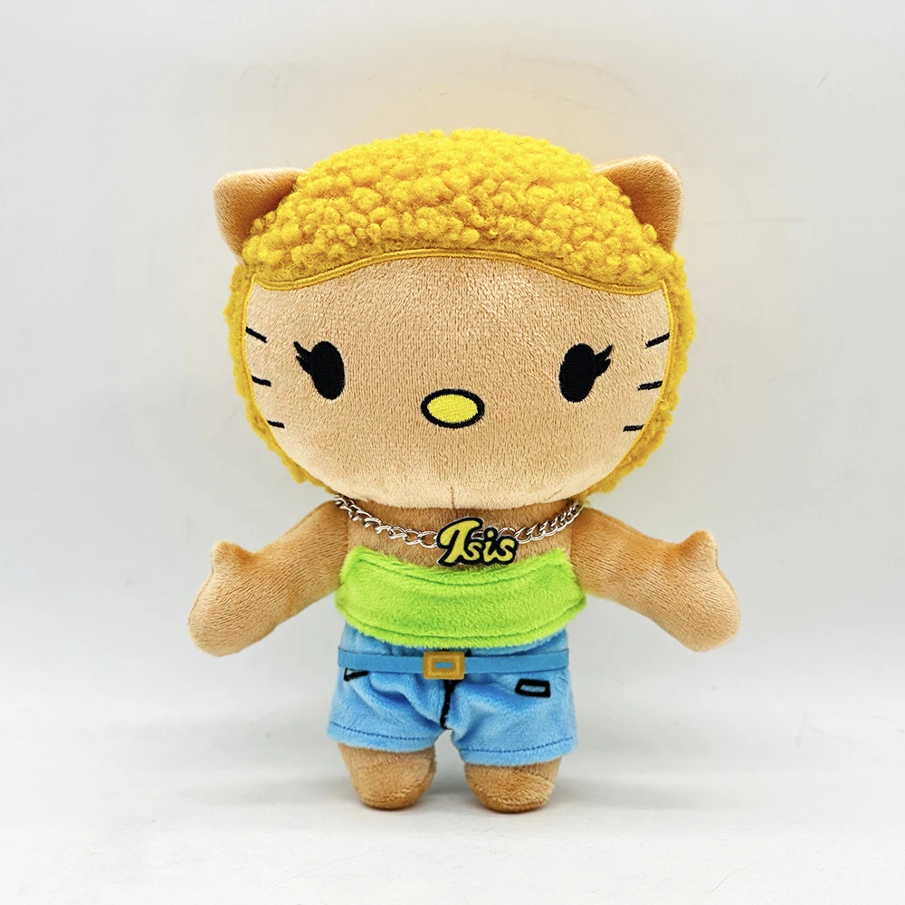 New Hello Kitty Ice Spice1 Wear Green Clothes and Blue Pants Plush Doll Figure Stuffed Toy Cute Boys Girls Fans Collect Gift
New Hello Kitty Ice Spice1 Wear Green Clothes and Blue Pants Plush Doll Figure Stuffed Toy Cute Boys Girls Fans Collect Gift