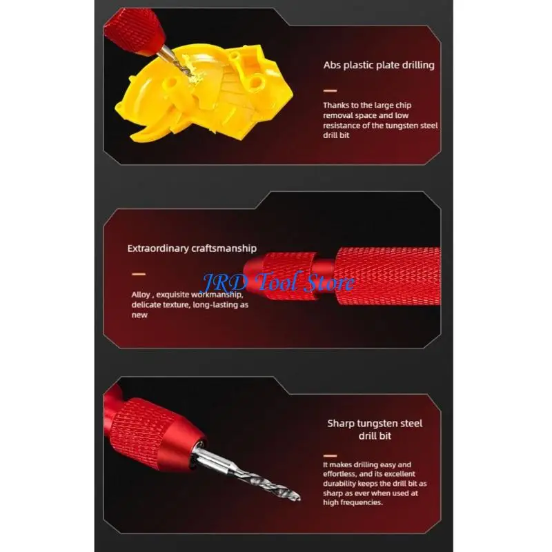 A2UD Mini Portable Reamer Easy Twist Operation Small Model Parts Hand Twist Drill
A2UD Mini Portable Reamer Easy Twist Operation Small Model Parts Hand Twist Drill