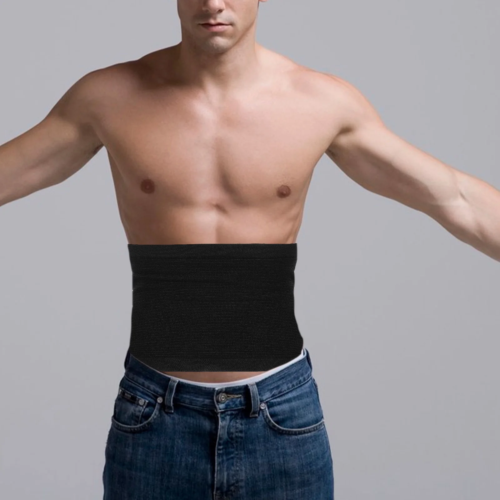 Men's Belt Black Size L Elastic Nylon Slimming Belt Beer Belly Abdomen Shaper Firm Support Reinforces Back Slim
Men's Belt Black Size L Elastic Nylon Slimming Belt Beer Belly Abdomen Shaper Firm Support Reinforces Back Slim