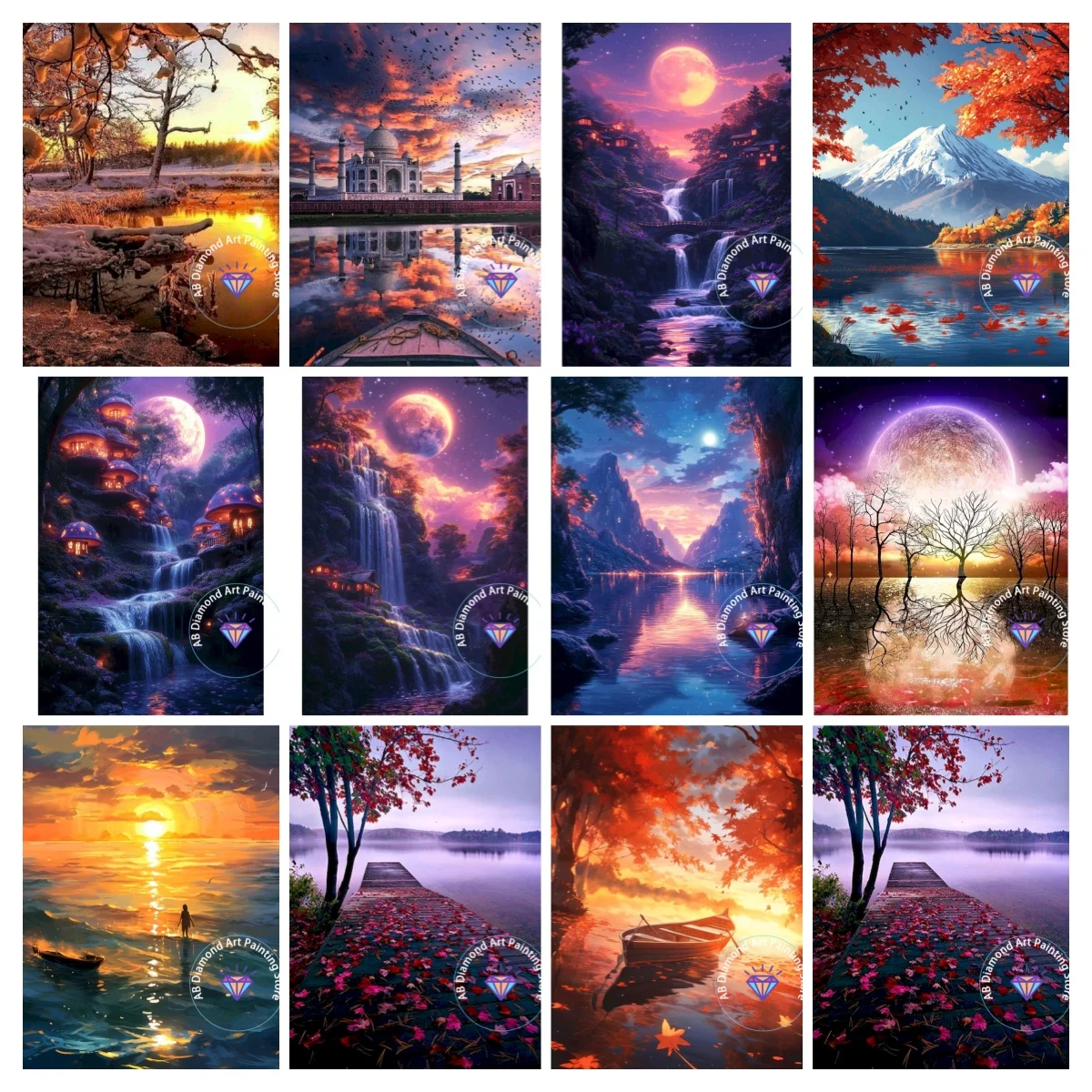 Moon Sunrise Sunset Scenery AB Diamond Painting Kit Square Round Diamond 5D DIY Mosaic Handmade Art Exquisite Gift Home Decor
Moon Sunrise Sunset Scenery AB Diamond Painting Kit Square Round Diamond 5D DIY Mosaic Handmade Art Exquisite Gift Home Decor