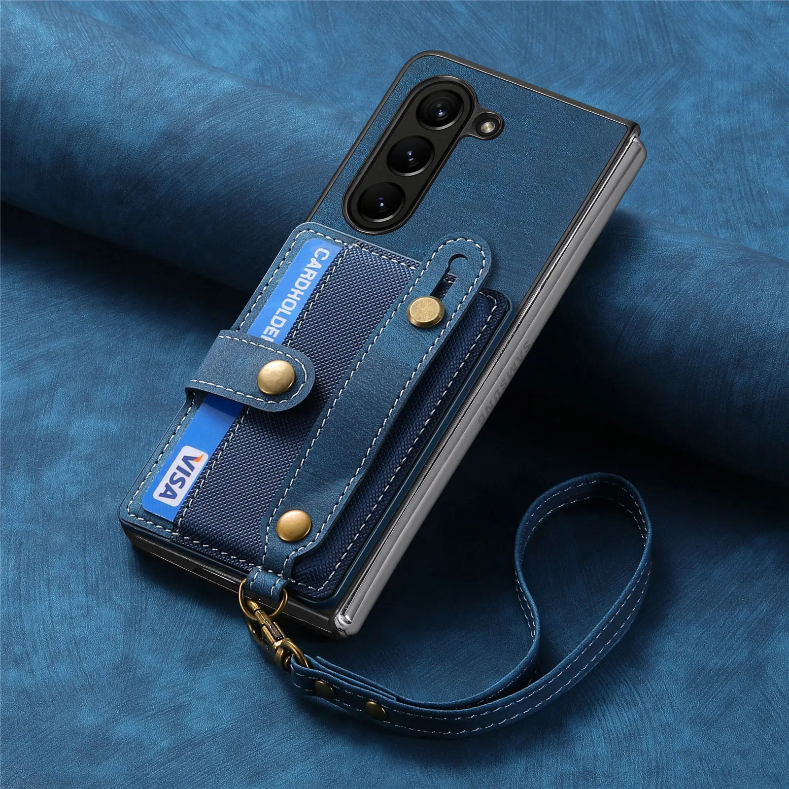 PU Leather Phone Case for Samsung Galaxy Z Fold 7 6 5 4 3 zfold6 fold5 Card Storage Wallet Protective Cover with Lanyard XL003 
PU Leather Phone Case for Samsung Galaxy Z Fold 7 6 5 4 3 zfold6 fold5 Card Storage Wallet Protective Cover with Lanyard XL003