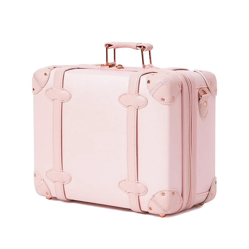 Urecity Vintage luggage pu leather Pink suitcase with zipper - vintage style suitcase, perfect for going out and souvenirs
Urecity Vintage luggage pu leather Pink suitcase with zipper - vintage style suitcase, perfect for going out and souvenirs